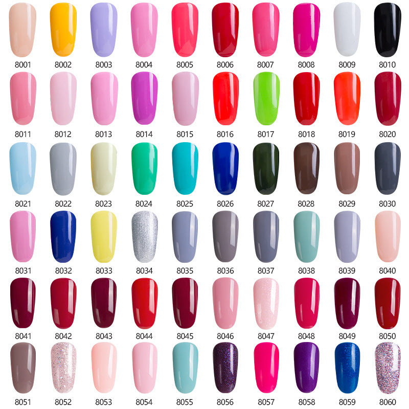 7ML solid color nail polish