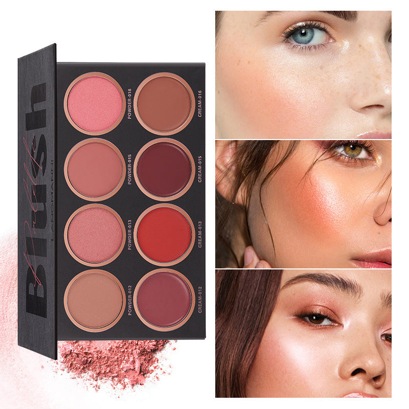 Makeup Eight-color Blush High Disc Brighten Skin Tone