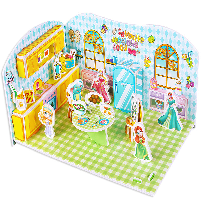 Three-dimensional Puzzle Paper Children's Educational Toys For Kindergarten