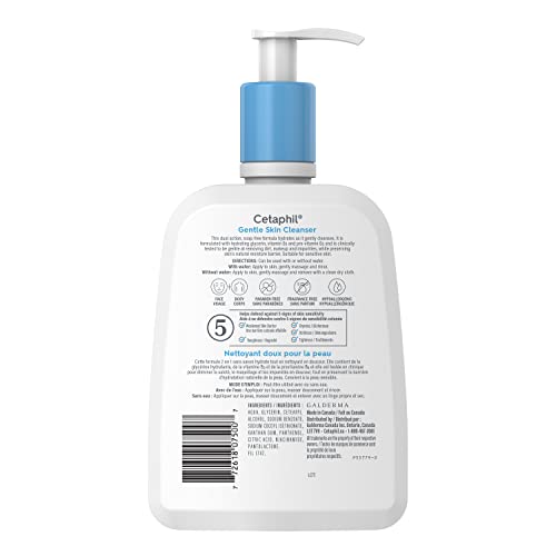 Cetaphil Gentle Skin Cleanser (500ml) + Cetaphil Extra Gentle Daily Scrub (178ml)