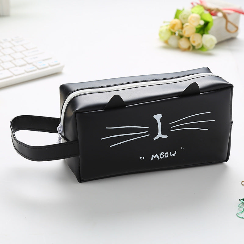 Creative Cartoon Black And White Zip Pencil Pouch