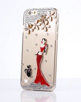 Compatible with Apple, Luxury Diamond Crown is Suitable For IPhone Case