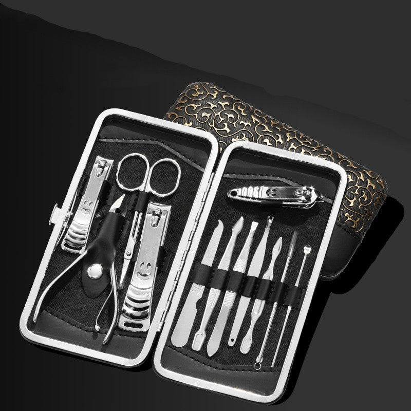 Stainless steel bright nail clippers set