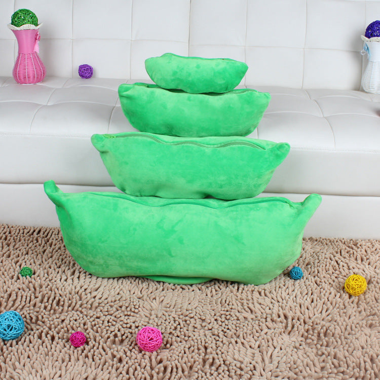 Plush Toys Wholesale Girls Generation Large Pea Pillow Cushion Creative Gifts Pea Pod Factory Direct