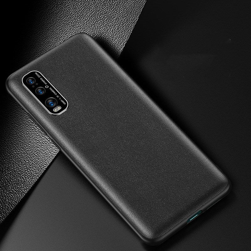 Plain leather phone case