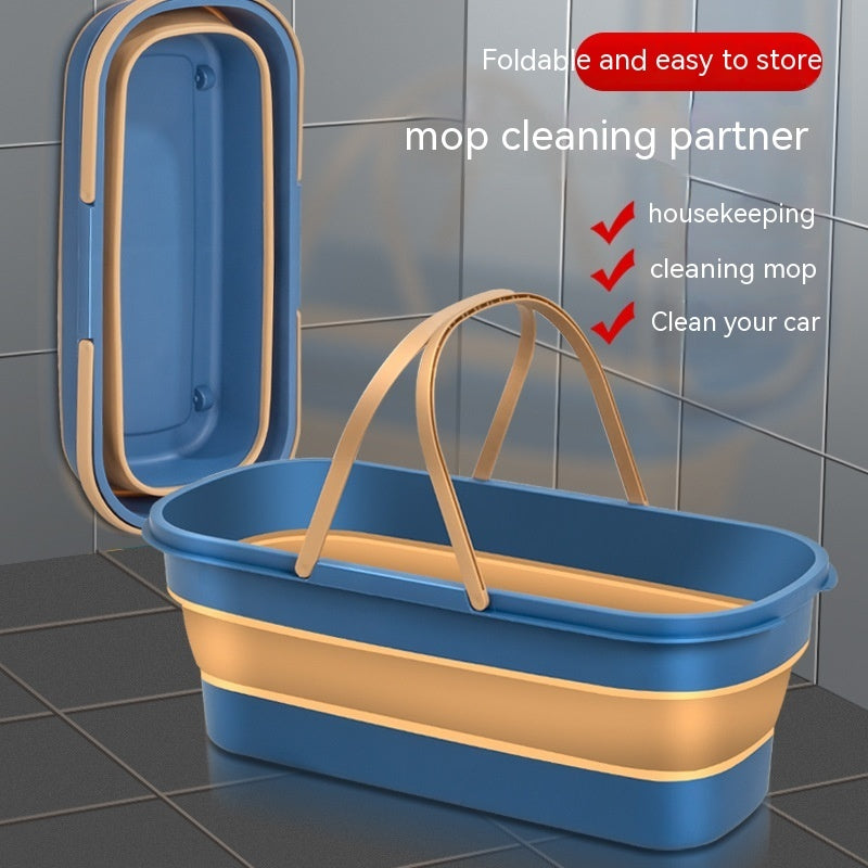 Household Double Handle Washing Mop Bucket