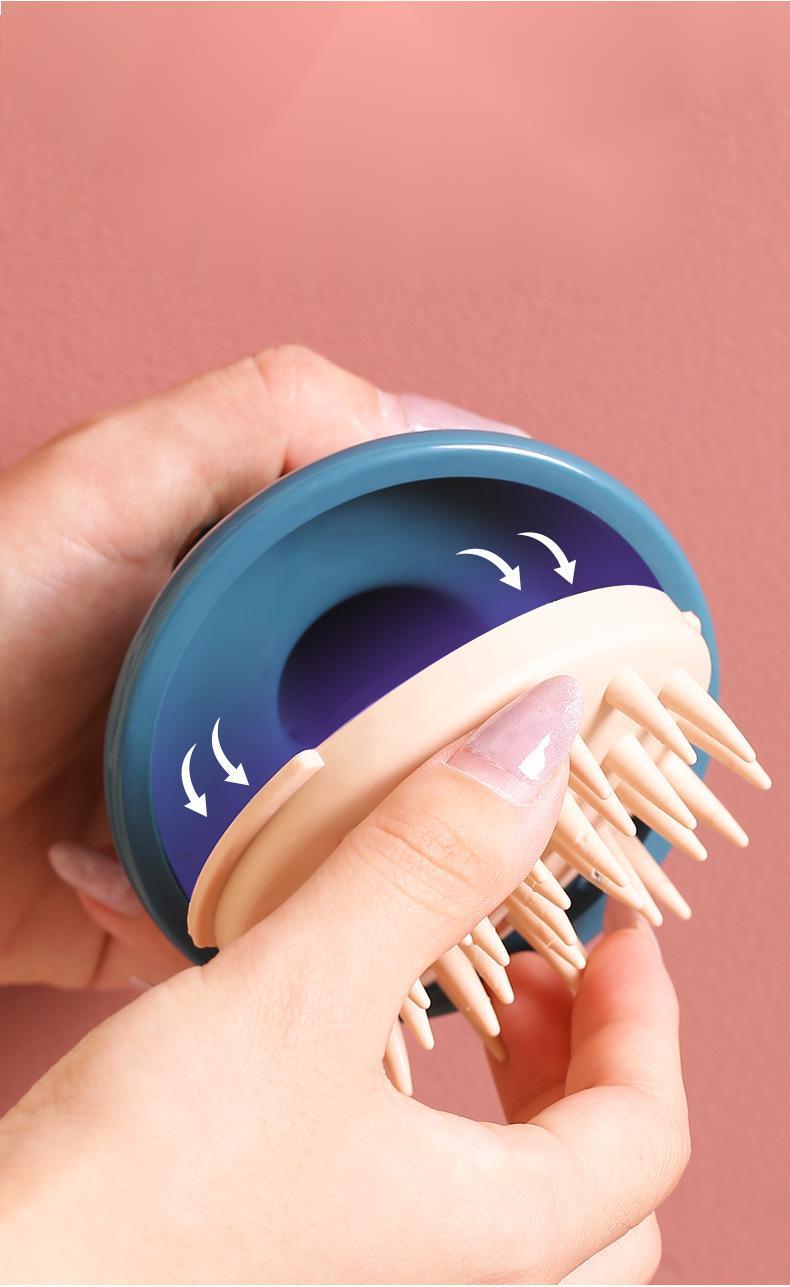 Head shampoo silicone massage soft brush