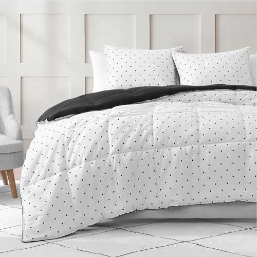 Comforter Set Queen Size - Goose Down Alternative – Washed Ultra-Soft - Premium All Season Warmth Bedding Set (Queen, French Blue)