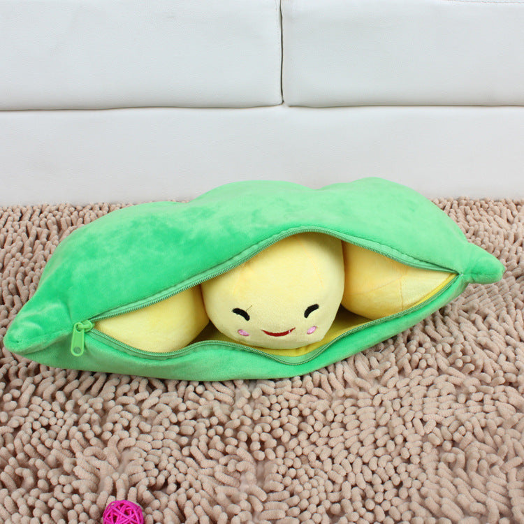 Plush Toys Wholesale Girls Generation Large Pea Pillow Cushion Creative Gifts Pea Pod Factory Direct