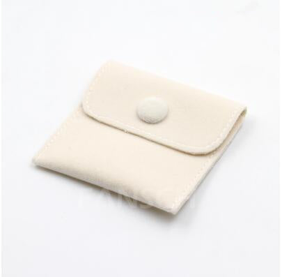 MOQ 1000pcs Customize, Double-sided pouch bag, snap bag, double-faced velvet jewelry bag, buckle bag, delicate velvet