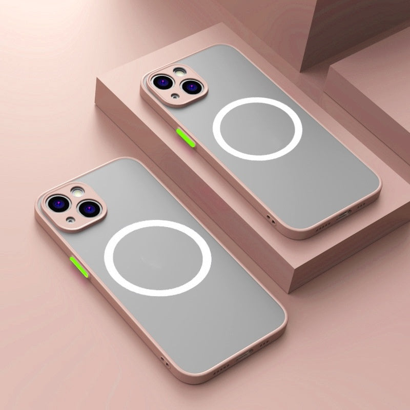 Phone Case Magnetic Wireless Charging Skin Feeling All-inclusive High Sense