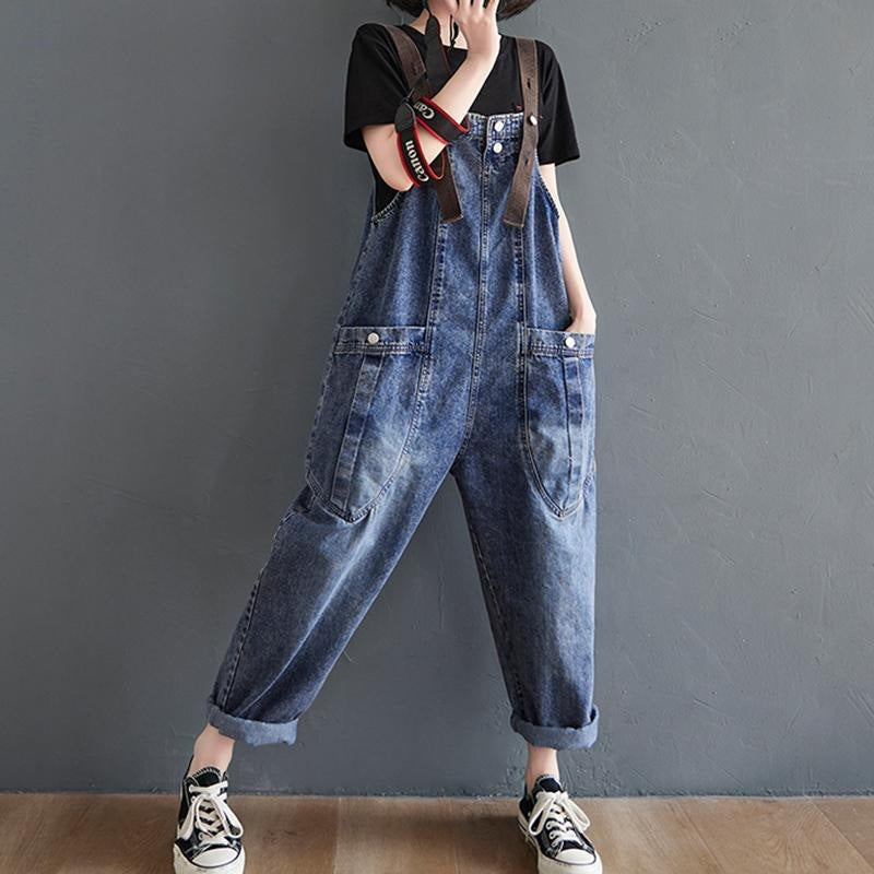 Women's Loose Overalls And Slim Student's Overalls