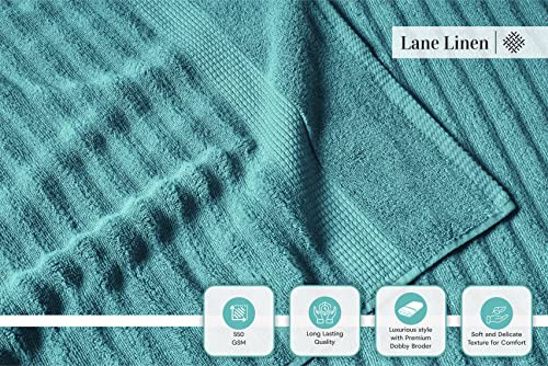 LANE LINEN Large Bath Towels - 100% Cotton Bath Sheets, Extra Large Bath Towels, Zero Twist, 4 Piece Bath Sheet Set, Quick Dry, Super Soft Shower Towels, Absorbent Bathroom Towels - Pearl Blush