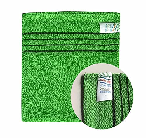 Korean Exfoliating Bath Washcloth [4 pcs] (Green)