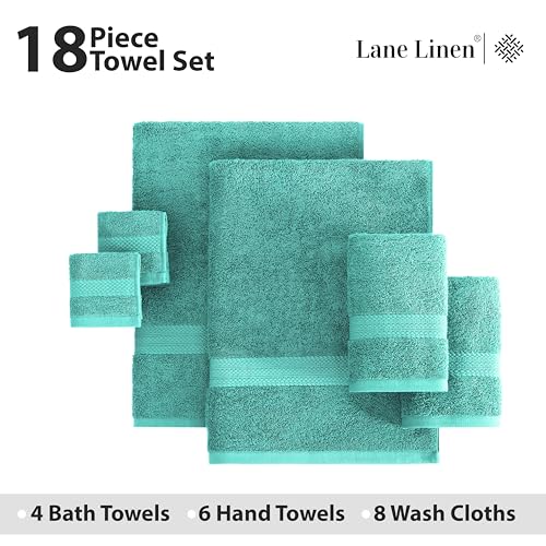 6 Piece Bath Towel Set - 100% Cotton Bathroom Towels, Extra Large Bath Towels, Hotel Towels, 2 Bath Towels Bathroom Sets, 2 Hand Towel for Bathroom, 2 Wash Cloths for Your Body and face - Rust