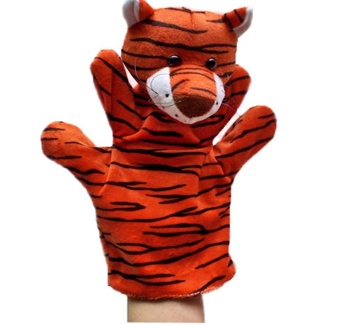 Hand puppet 28 plush toy big hand puppet preschool teaching aid