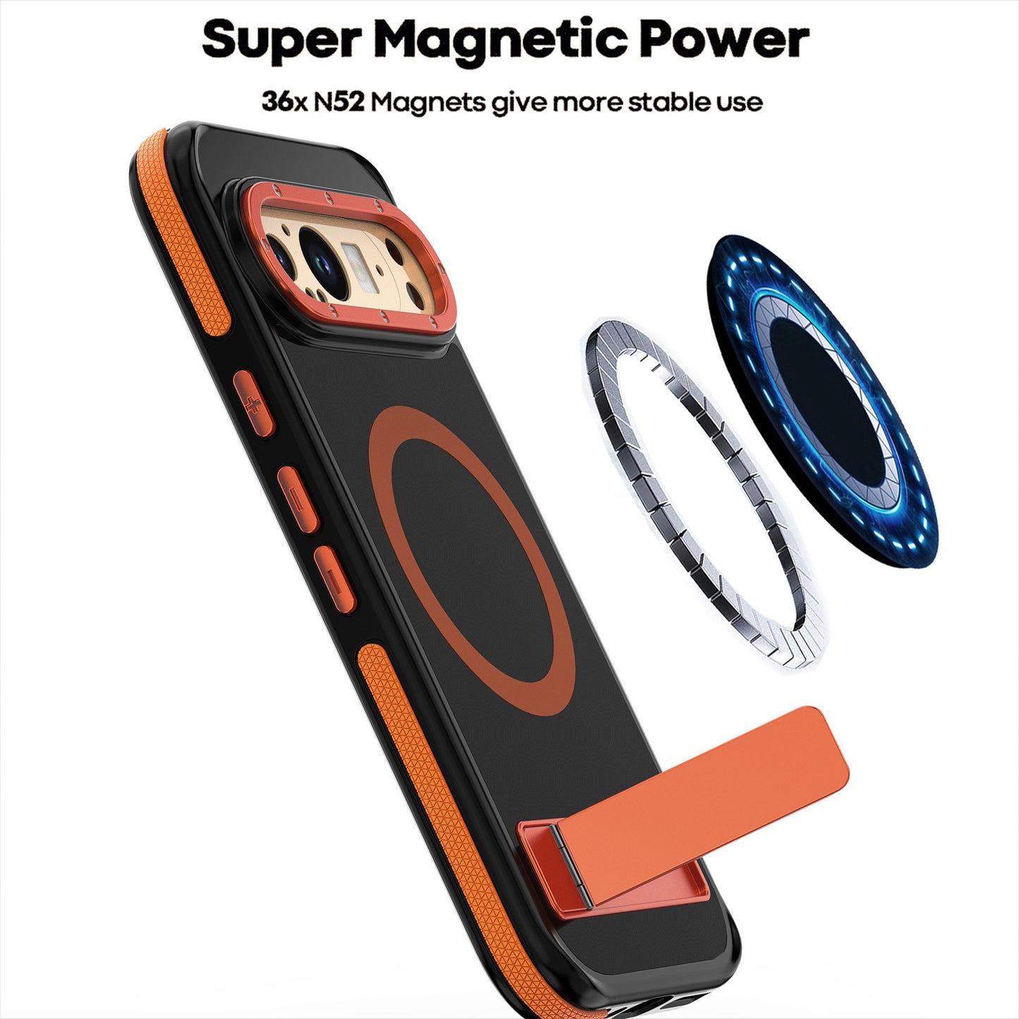 Phone Case Magnetic Bracket Protective Cover