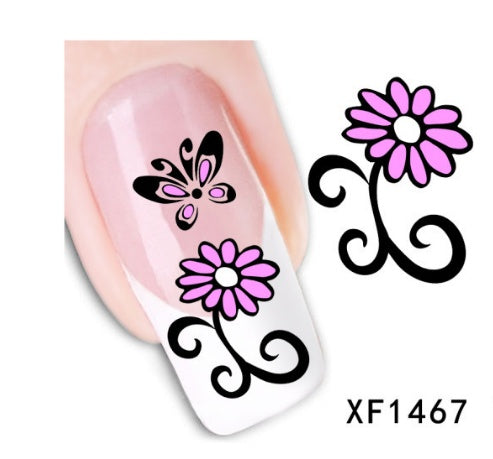 Watermark Nail Sticker