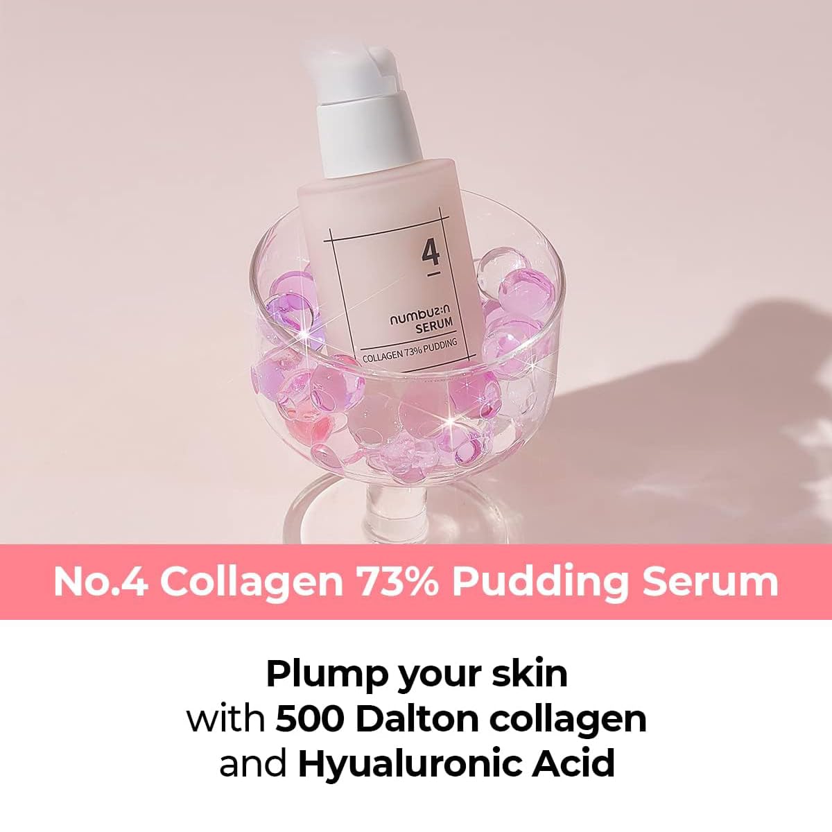 numbuzin No.4 Collagen 73% Pudding Serum, 1.69 fl.oz / 50ml | Anti-aging, Collagen, Multi-hyaluronic