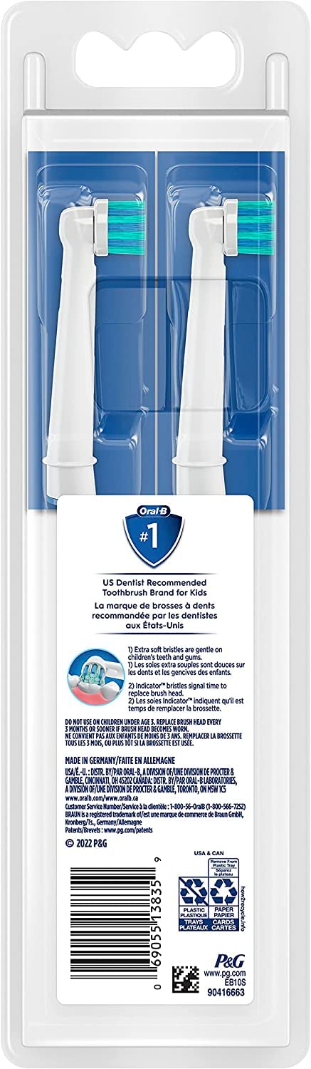 Oral-b Kids Electric Toothbrush With Sensitive Brush Head and Timer, for Kids 3+