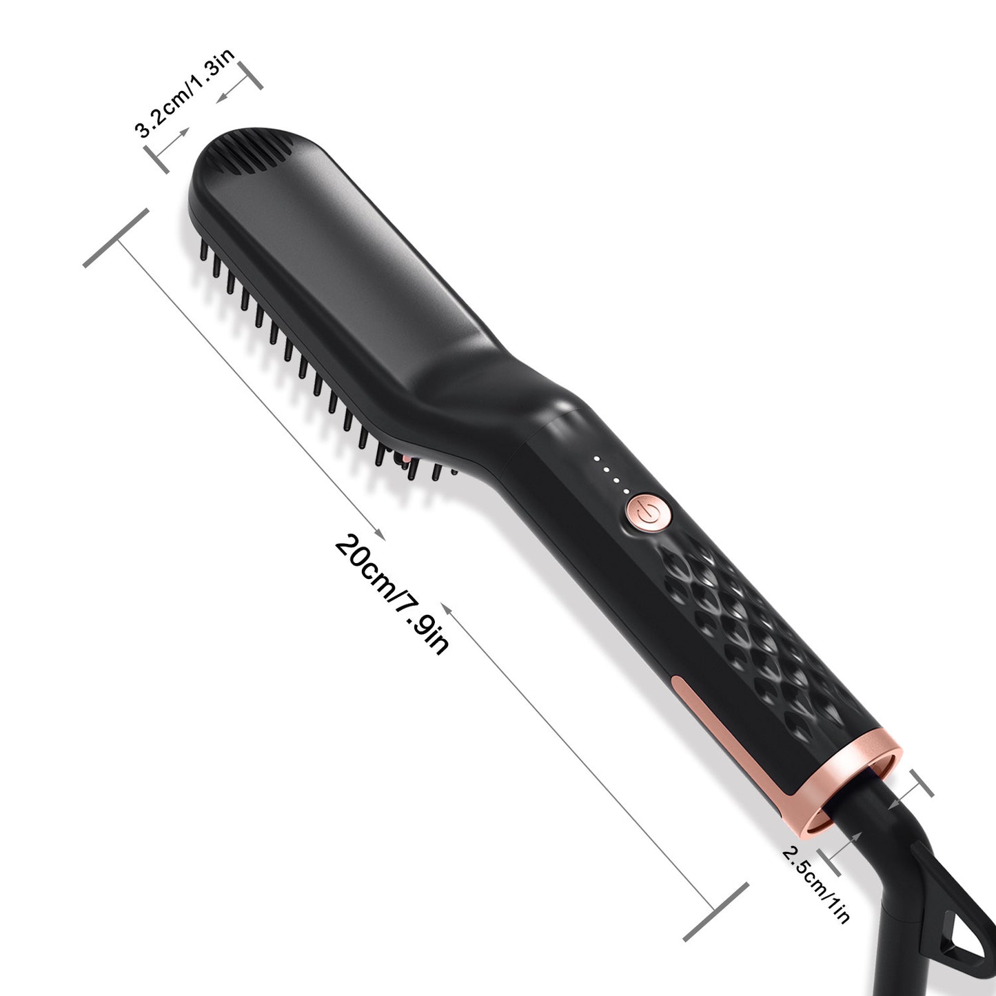 Men's multi-function straight hair comb