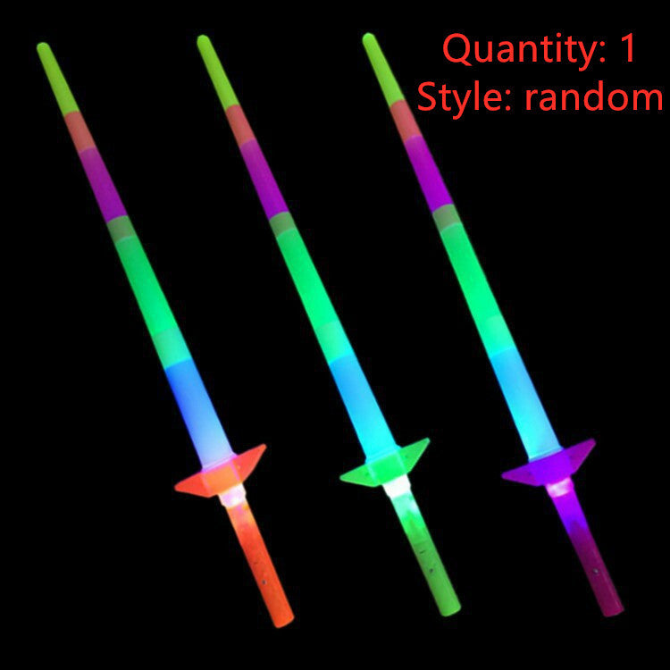 Luminous wand children''s magic wand concert props fluorescent wand floor stand luminous toys pop up fairy wand night light