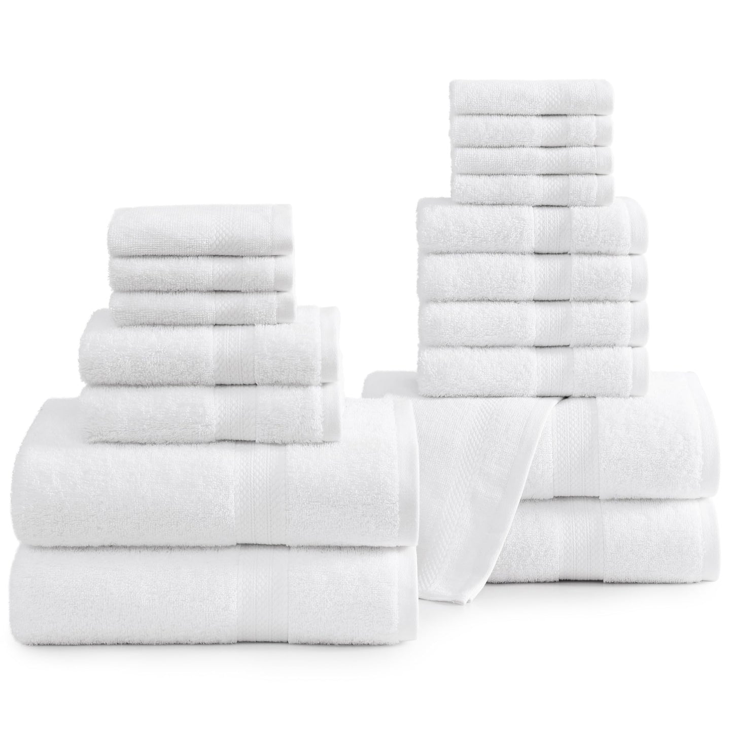 6 Piece Bath Towel Set - 100% Cotton Bathroom Towels, Extra Large Bath Towels, Hotel Towels, 2 Bath Towels Bathroom Sets, 2 Hand Towel for Bathroom, 2 Wash Cloths for Your Body and face - Rust