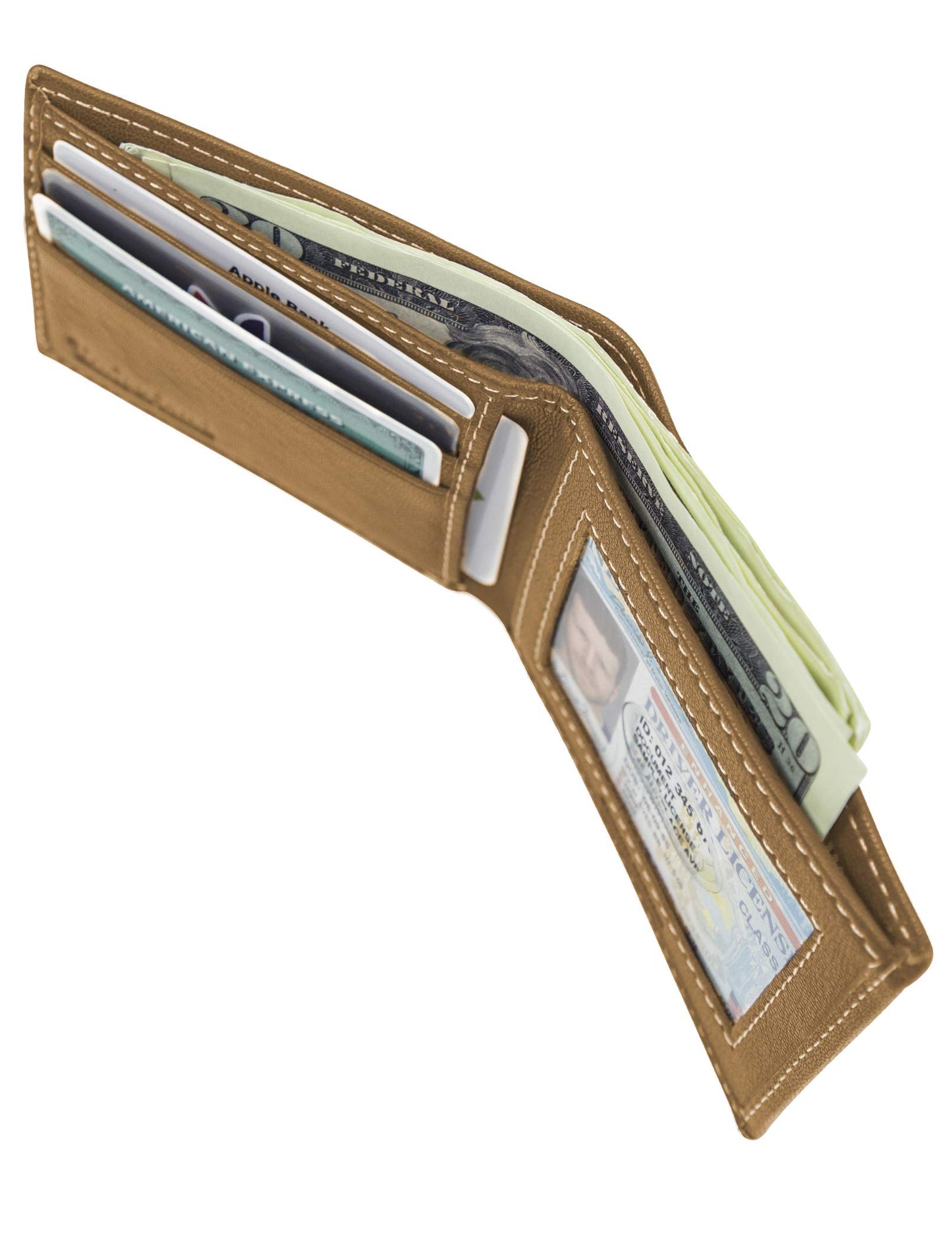 Timberland Mens Blix Slimfold Leather Wallet Billfold