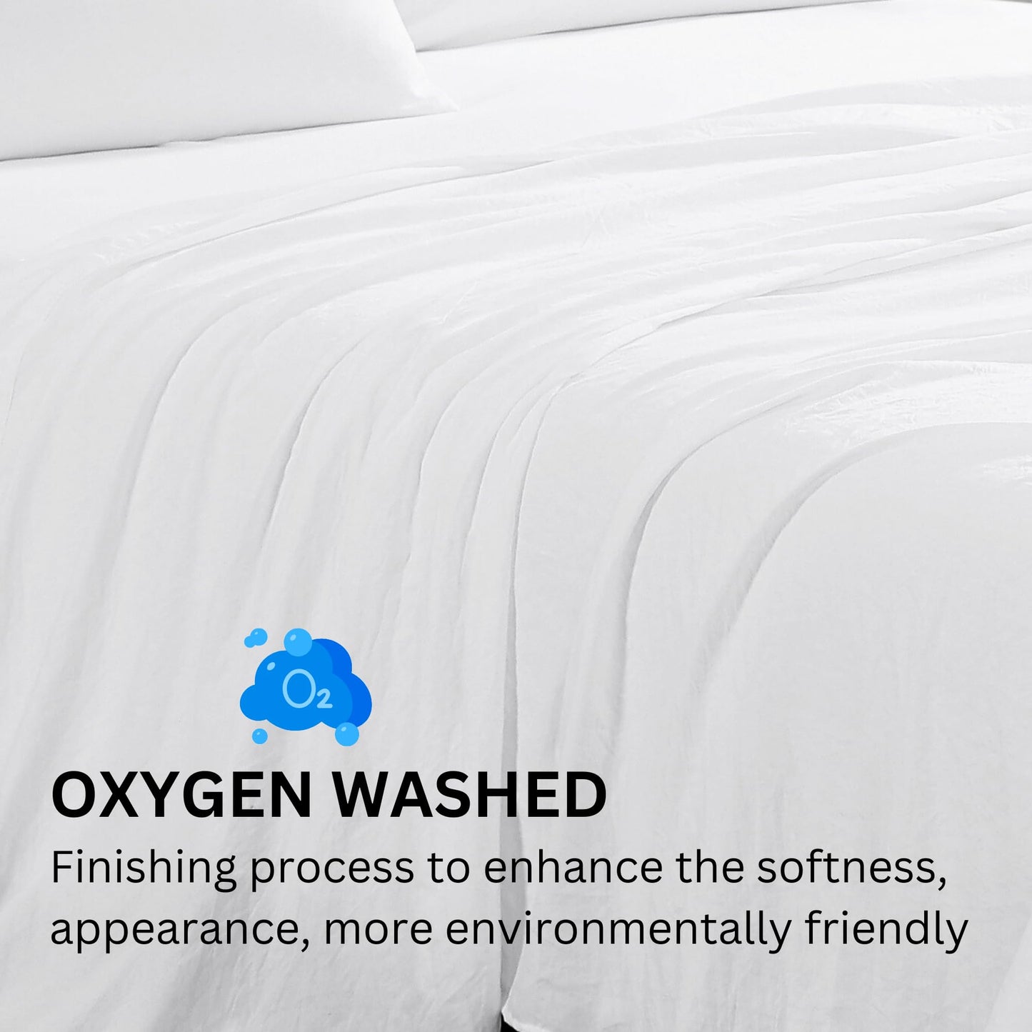 Queen Sheet Set Oxygen Washed - Premium Ultra-Soft Microfiber Queen Bed Sheets - Incredible Softness - Deep Pocket - Bedding Sheets & Pillowcases (Queen, Charcoal)