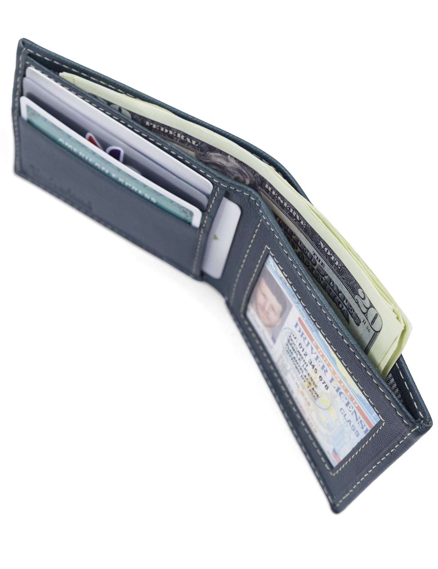 Timberland Mens Blix Slimfold Leather Wallet Billfold