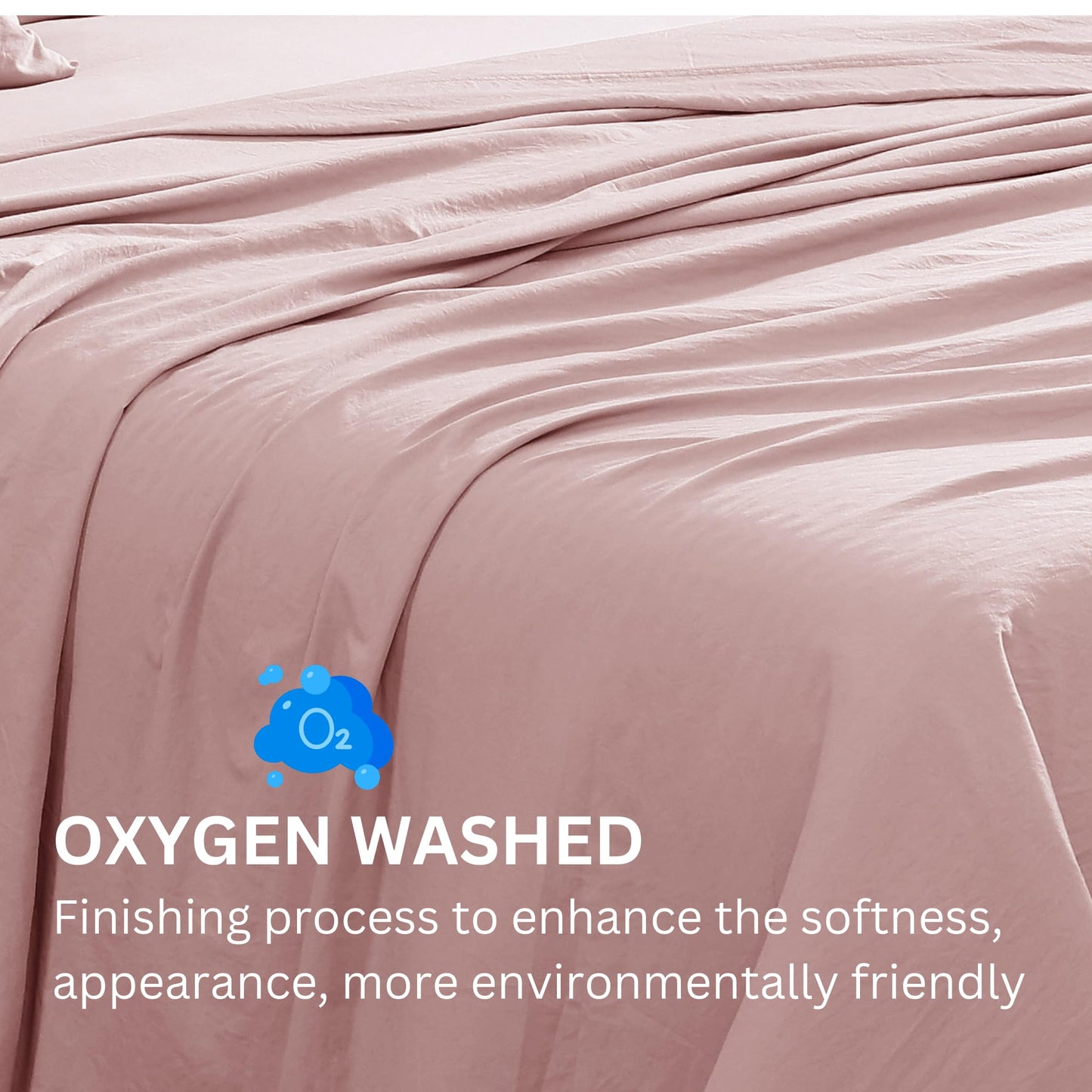 Queen Sheet Set Oxygen Washed - Premium Ultra-Soft Microfiber Queen Bed Sheets - Incredible Softness - Deep Pocket - Bedding Sheets & Pillowcases (Queen, Charcoal)