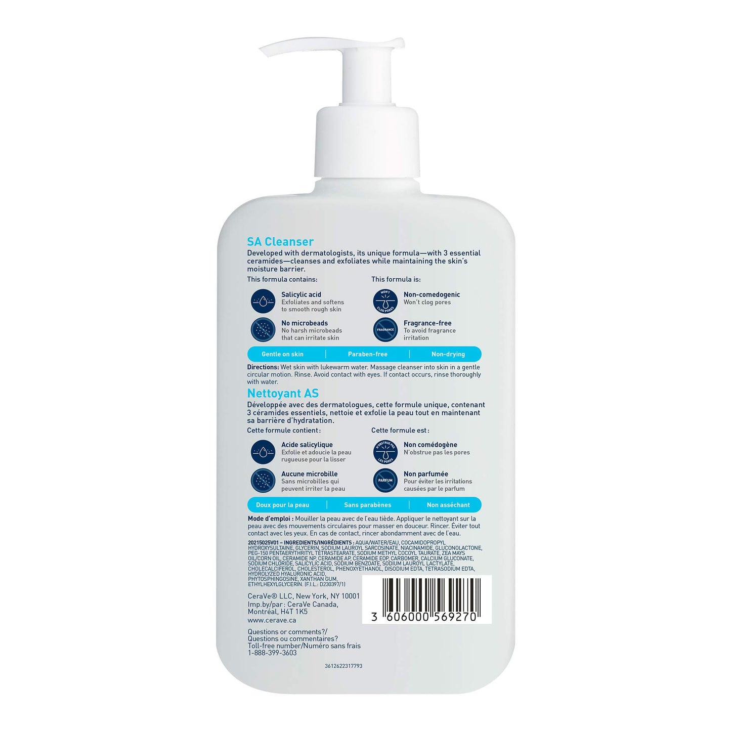 CeraVe Moisturizing Lotion, Daily Lightweight Lotion with Hyaluronic Acid & Ceramides for Women and Men. Suitable for Dry & Sensitive Skin, Fragrance-Free, Non-Comedogenic & Allergy Tested, 473 mL