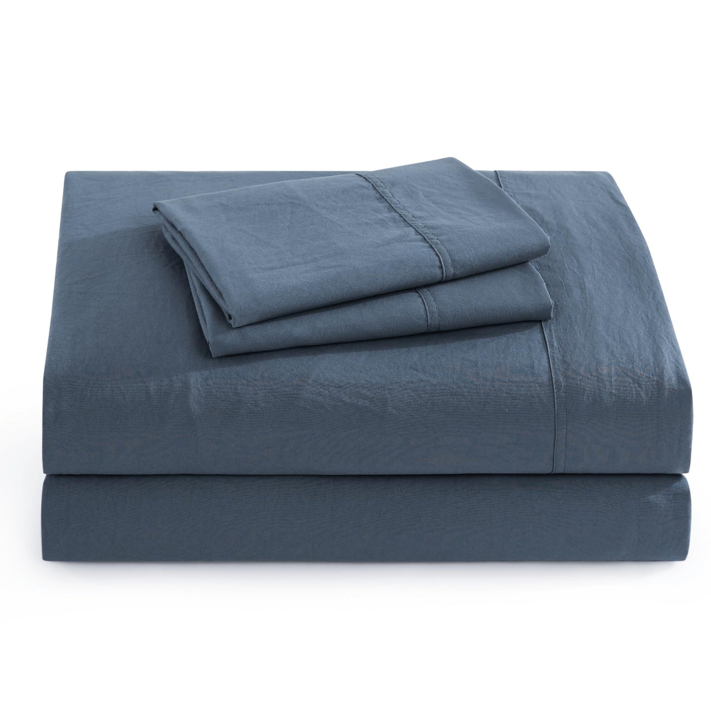 Queen Sheet Set Oxygen Washed - Premium Ultra-Soft Microfiber Queen Bed Sheets - Incredible Softness - Deep Pocket - Bedding Sheets & Pillowcases (Queen, Charcoal)