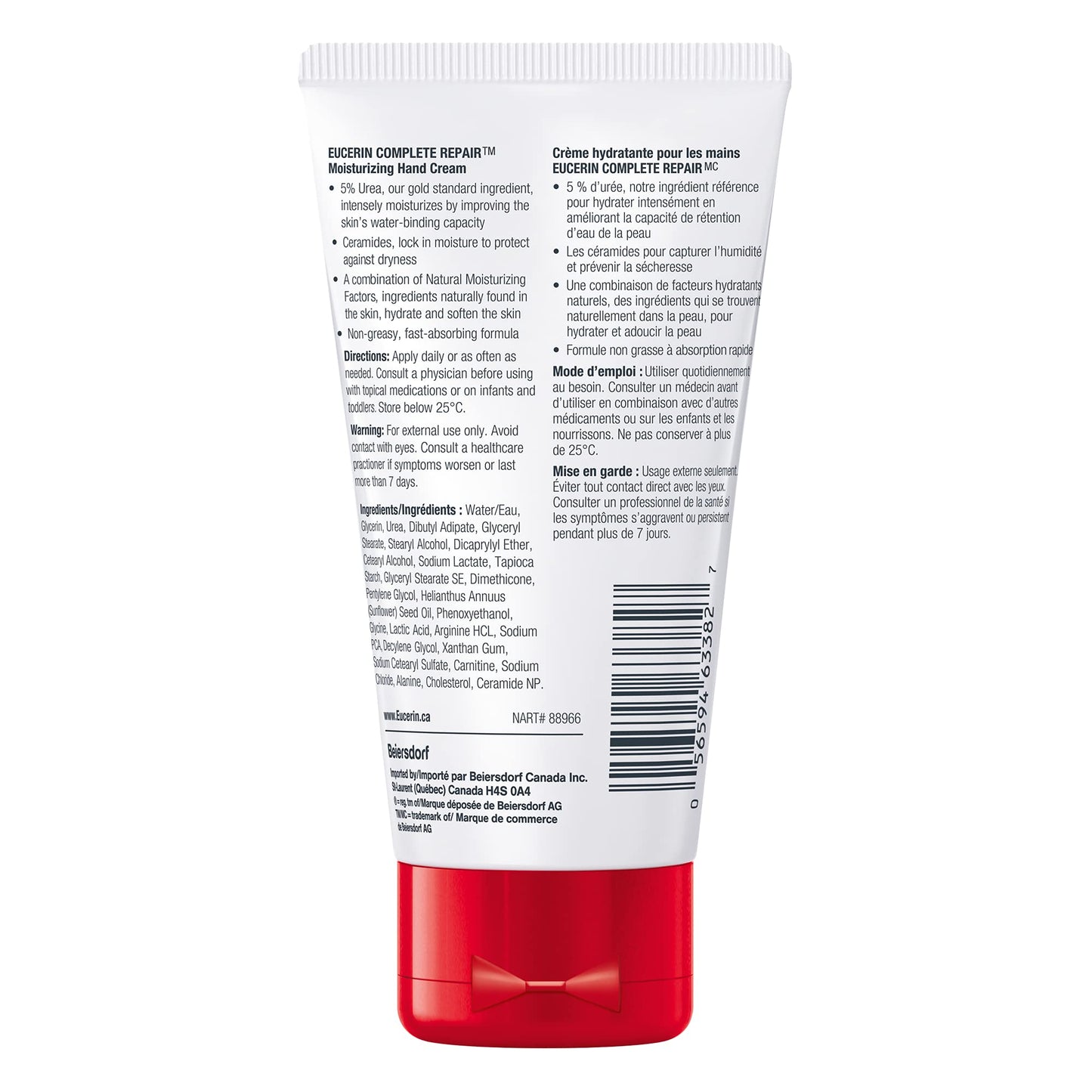 EUCERIN Complete Repair Moisturizing Lotion for Dry to Very Dry Skin, 5% Urea Lotion, Ceramide Lotion, Non Comedogenic and Non Greasy Body Lotion Fragrance Free, Dermatological Skin Care, 500mL