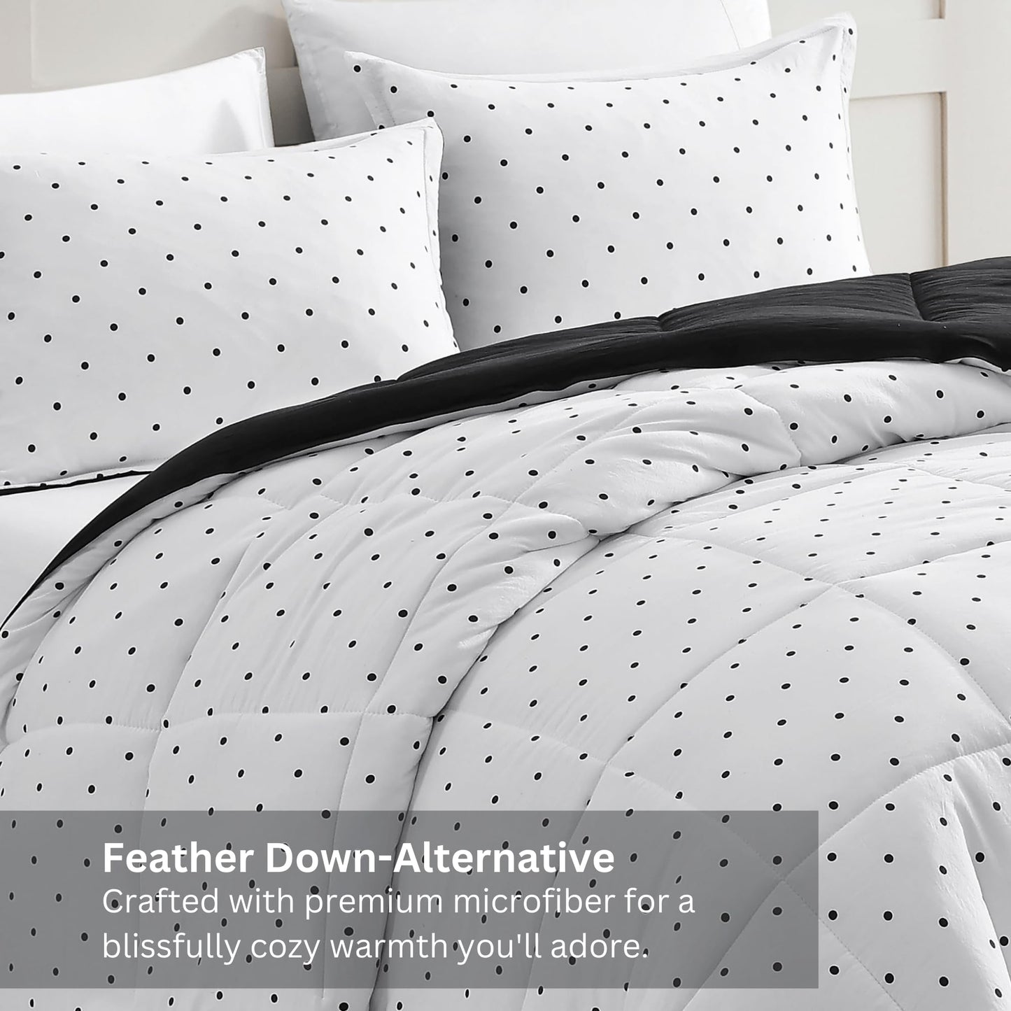 Comforter Set Queen Size - Goose Down Alternative – Washed Ultra-Soft - Premium All Season Warmth Bedding Set (Queen, French Blue)