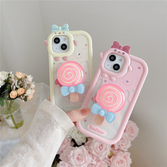 Ice Lolly Lollipop Transparent Cartoon Soft Phone Case