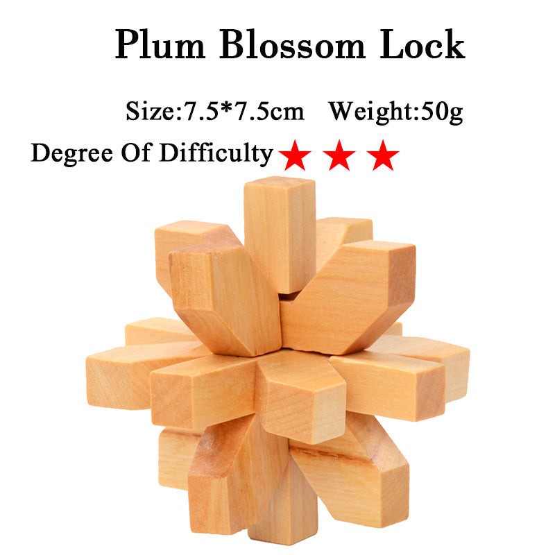 Kongming lock bamboo educational toy