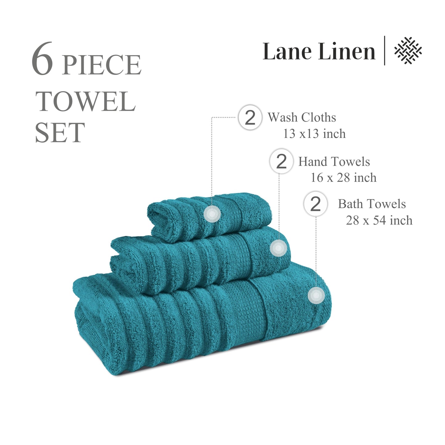 LANE LINEN Large Bath Towels - 100% Cotton Bath Sheets, Extra Large Bath Towels, Zero Twist, 4 Piece Bath Sheet Set, Quick Dry, Super Soft Shower Towels, Absorbent Bathroom Towels - Pearl Blush