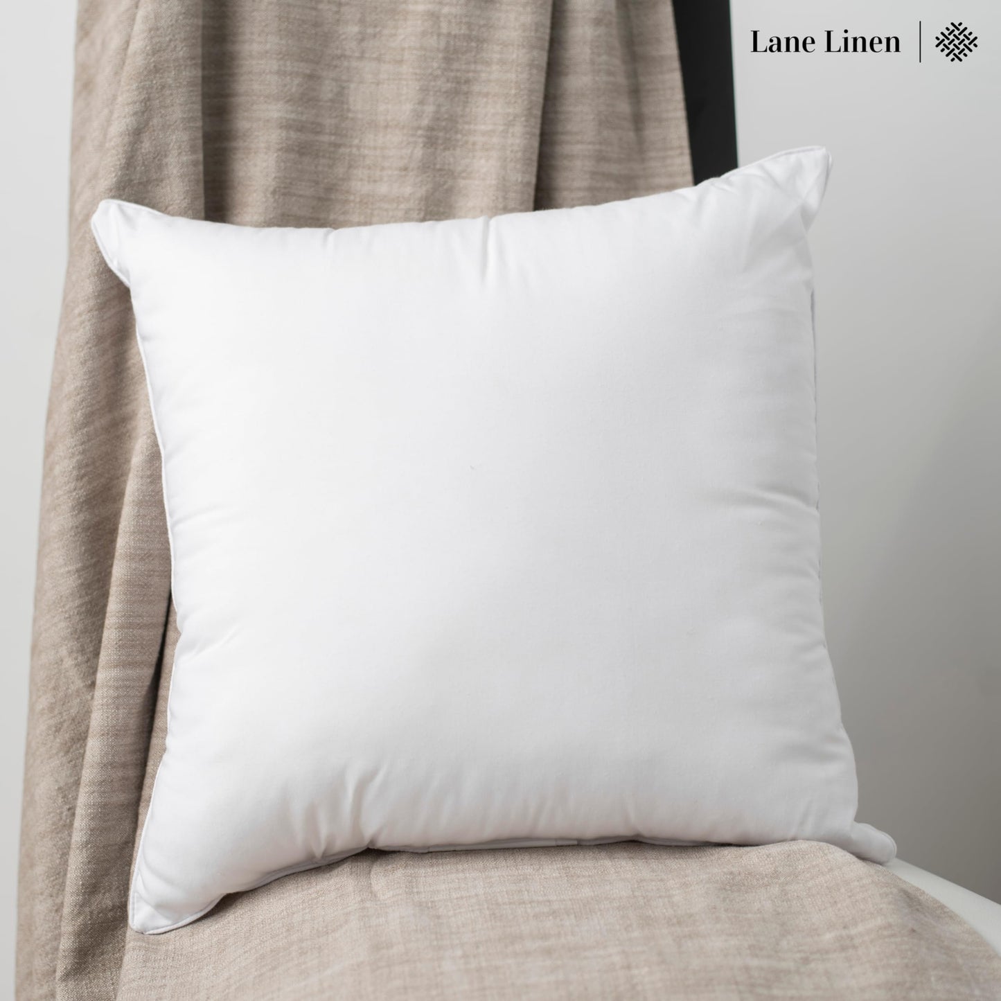 LANE LINEN 12x20 Pillow Insert - Set of 4 White Decorative Pillow for Sofa Bed, Fluffy Pillow Inserts for Throw Pillow Covers, Throw Pillows for Bed, Couch Pillows for Living Room, Bed Pillows