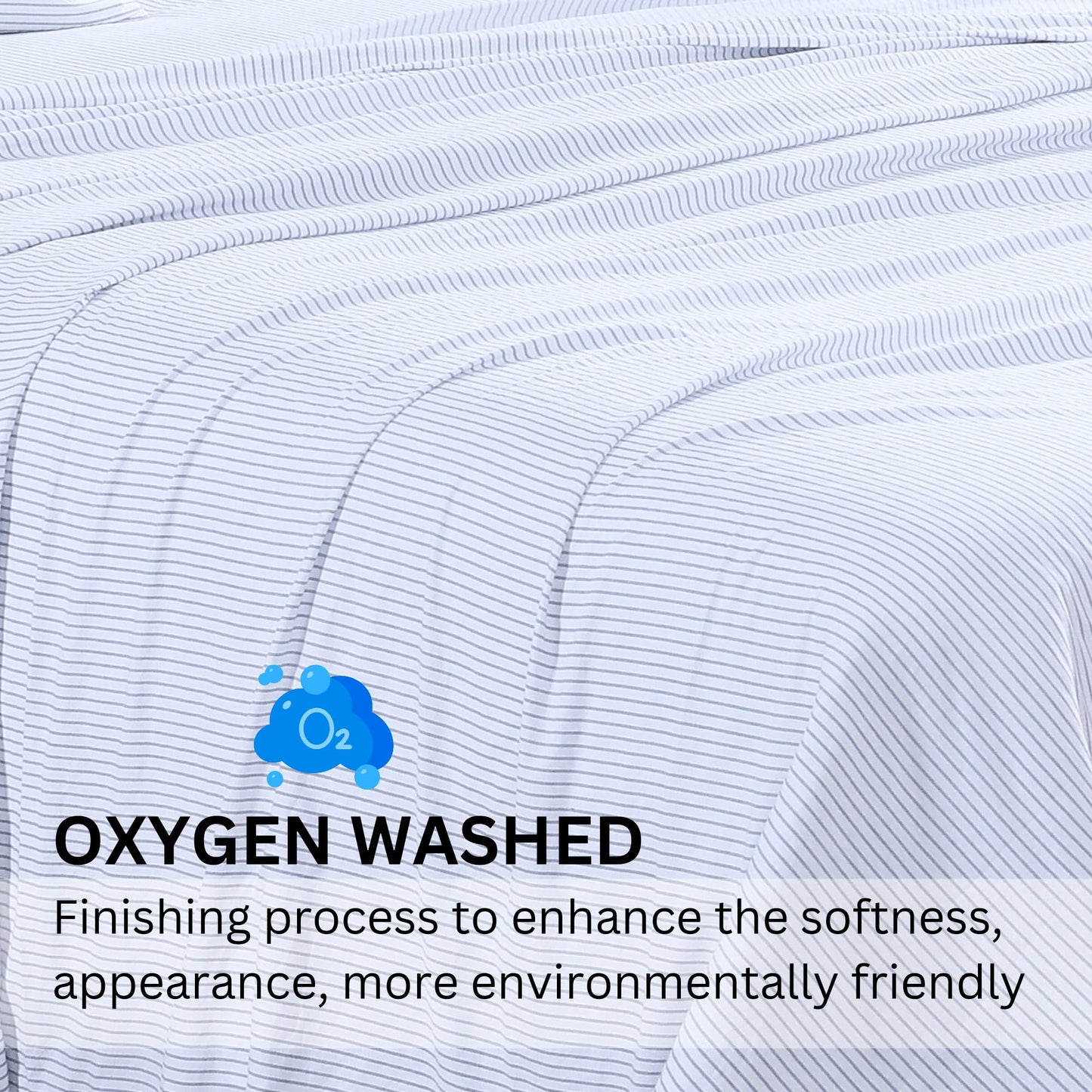 Queen Sheet Set Oxygen Washed - Premium Ultra-Soft Microfiber Queen Bed Sheets - Incredible Softness - Deep Pocket - Bedding Sheets & Pillowcases (Queen, Charcoal)