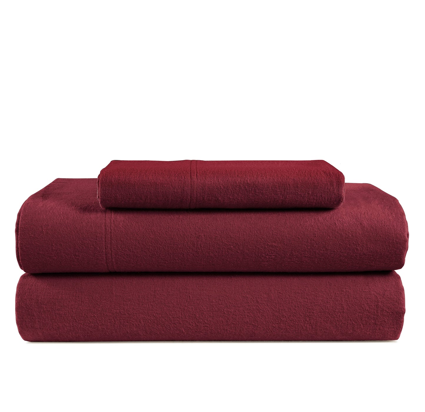 100% Cotton Flannel Sheets Set - Queen Size Flannel Sheets, 4-Piece Luxury Bedding Sets, Lightweight, Brushed for Extra Softness, Warm and Cozy, 16" Deep Pocket - Red Checks