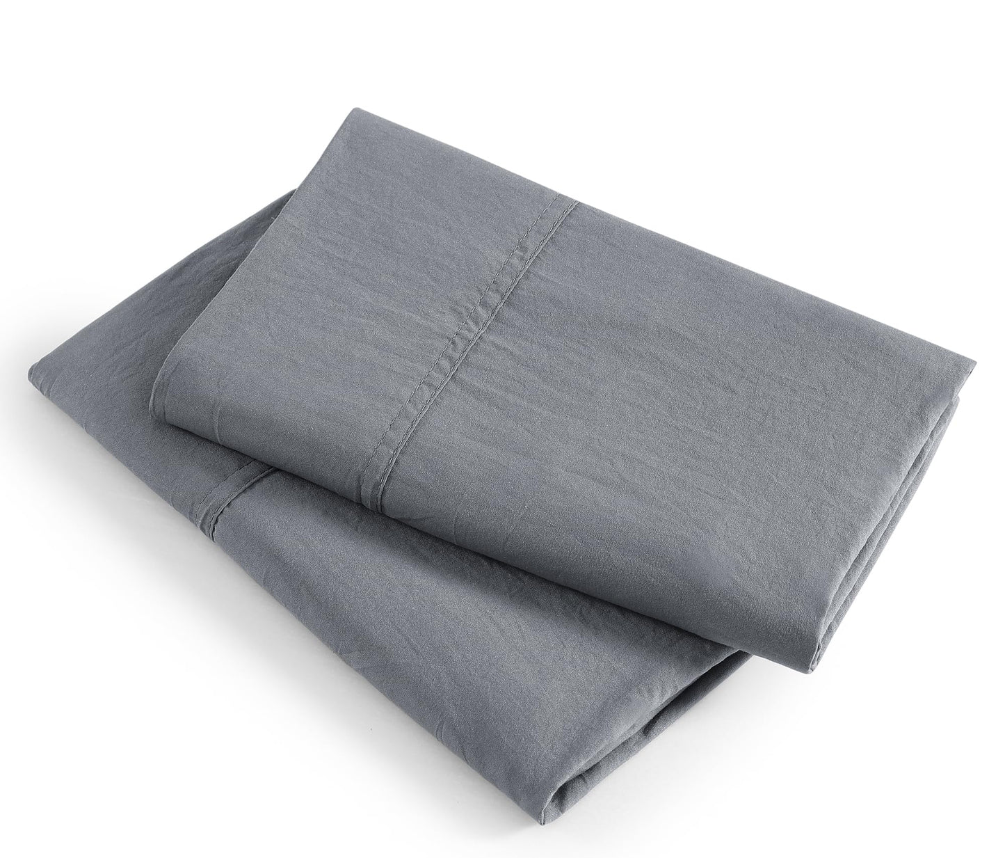 Queen Sheet Set Oxygen Washed - Premium Ultra-Soft Microfiber Queen Bed Sheets - Incredible Softness - Deep Pocket - Bedding Sheets & Pillowcases (Queen, Charcoal)