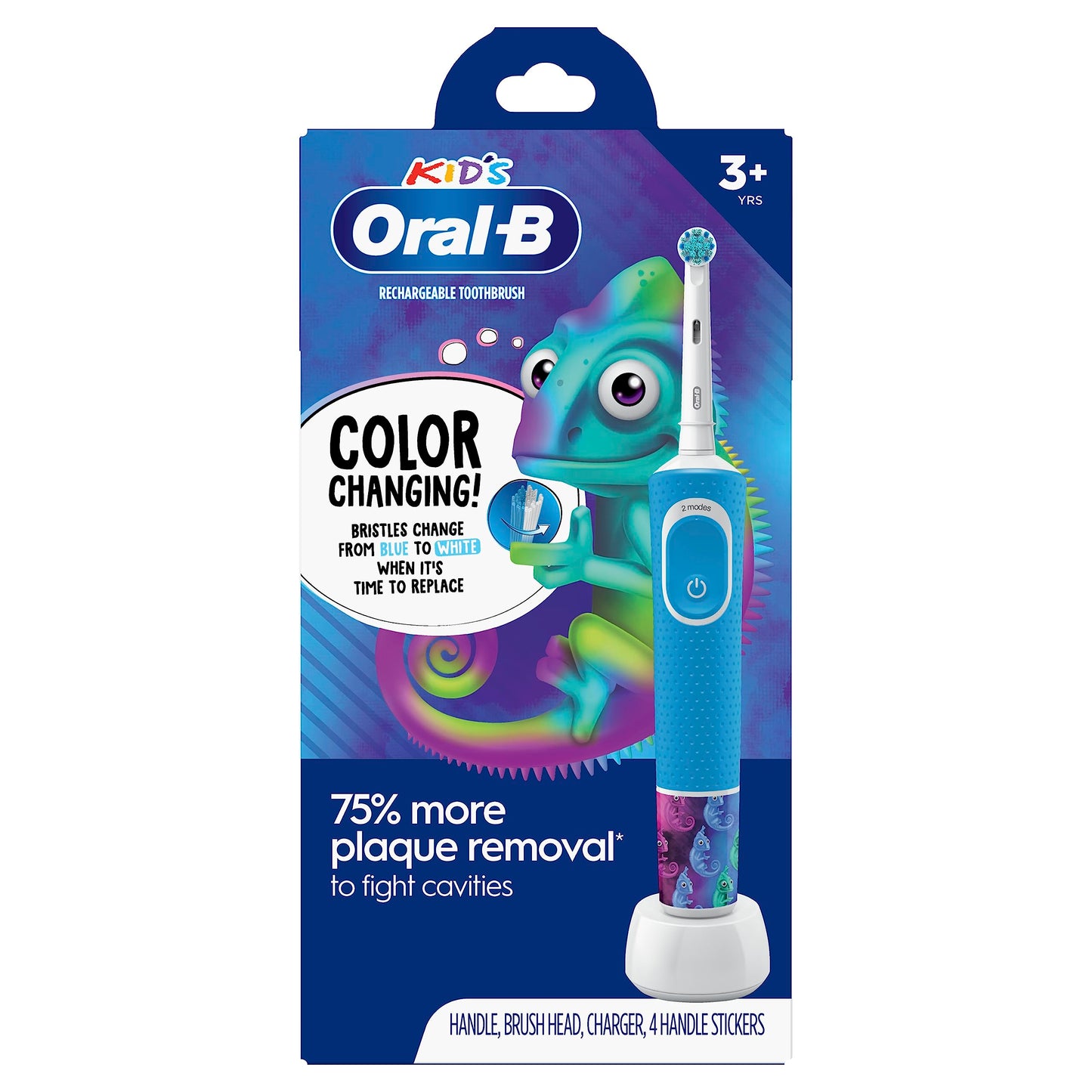 Oral-b Kids Electric Toothbrush With Sensitive Brush Head and Timer, for Kids 3+