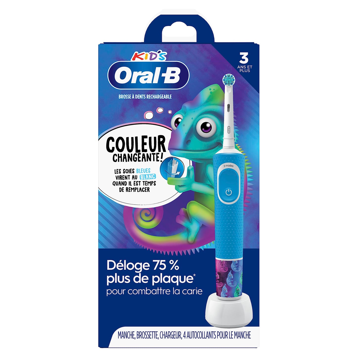 Oral-b Kids Electric Toothbrush With Sensitive Brush Head and Timer, for Kids 3+