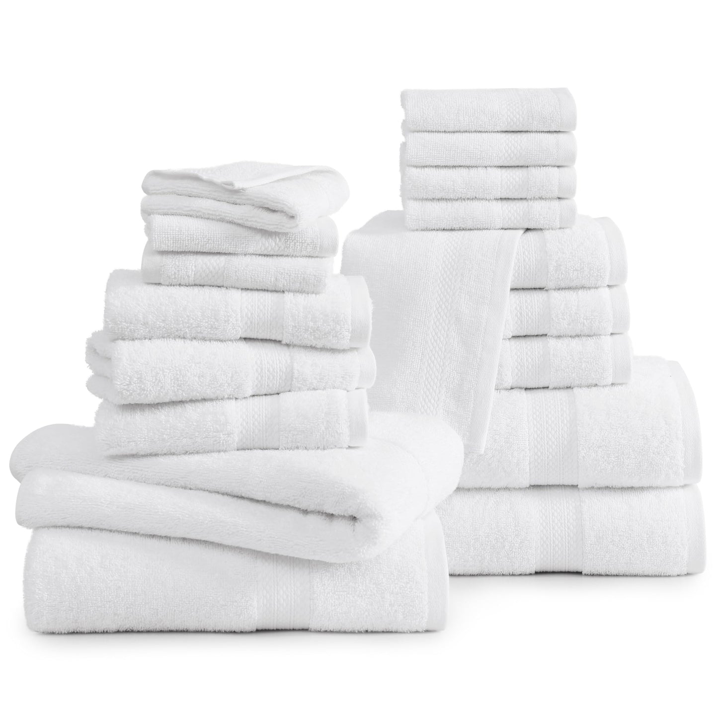 6 Piece Bath Towel Set - 100% Cotton Bathroom Towels, Extra Large Bath Towels, Hotel Towels, 2 Bath Towels Bathroom Sets, 2 Hand Towel for Bathroom, 2 Wash Cloths for Your Body and face - Rust