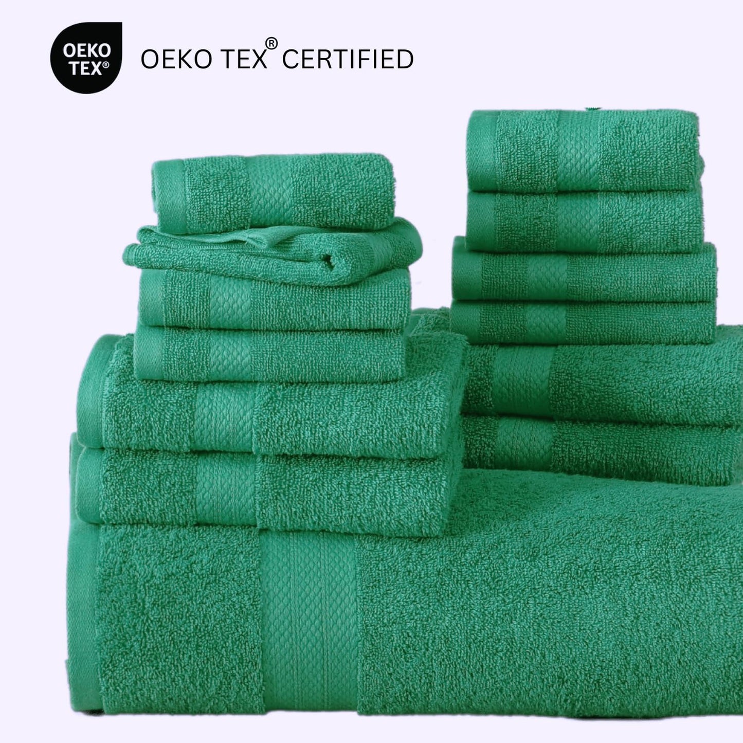 6 Piece Bath Towel Set - 100% Cotton Bathroom Towels, Extra Large Bath Towels, Hotel Towels, 2 Bath Towels Bathroom Sets, 2 Hand Towel for Bathroom, 2 Wash Cloths for Your Body and face - Rust