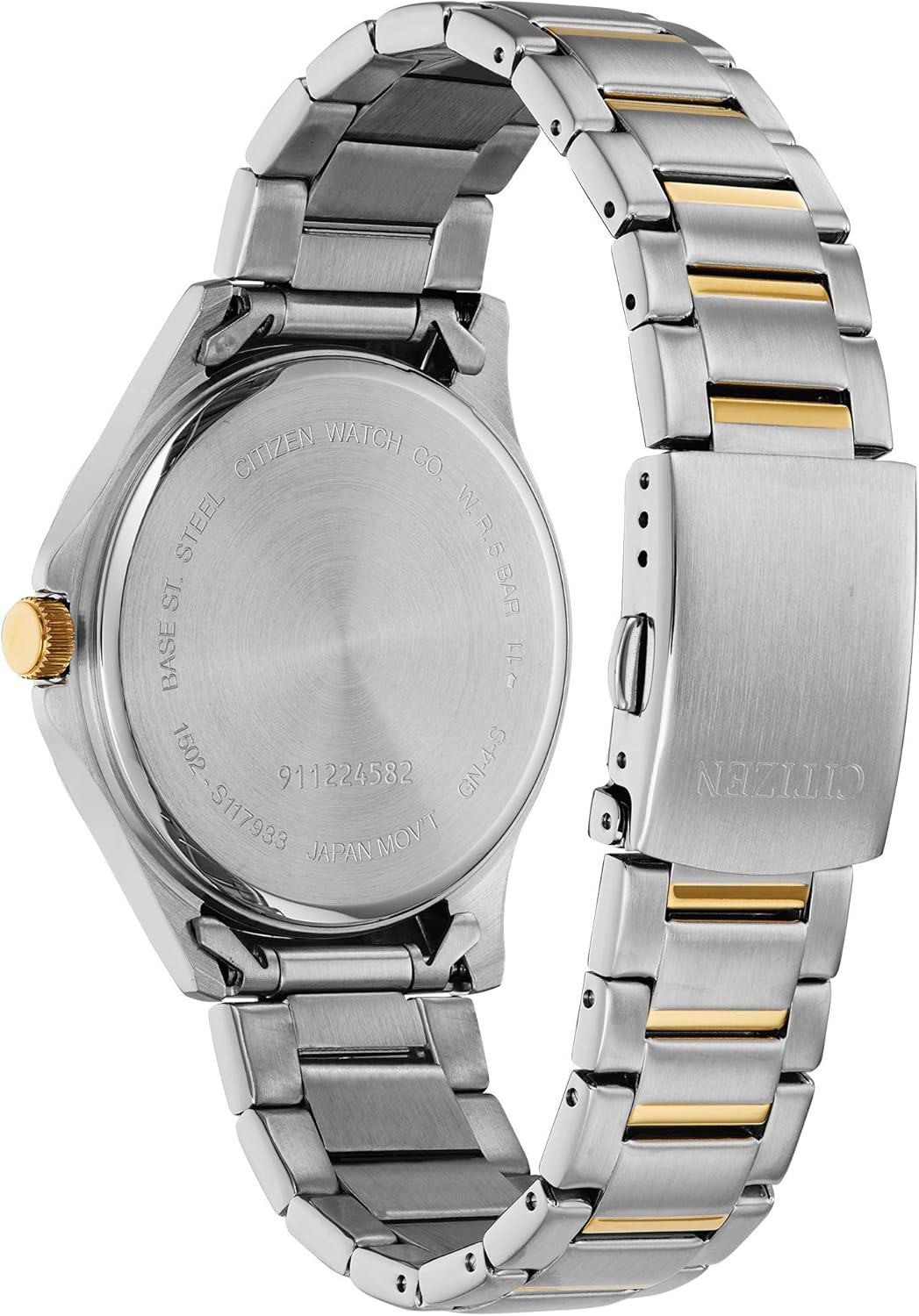 Citizen Quartz Men's Watch, Stainless Steel, Classic, Two-Tone (Model: BF2005-54L)