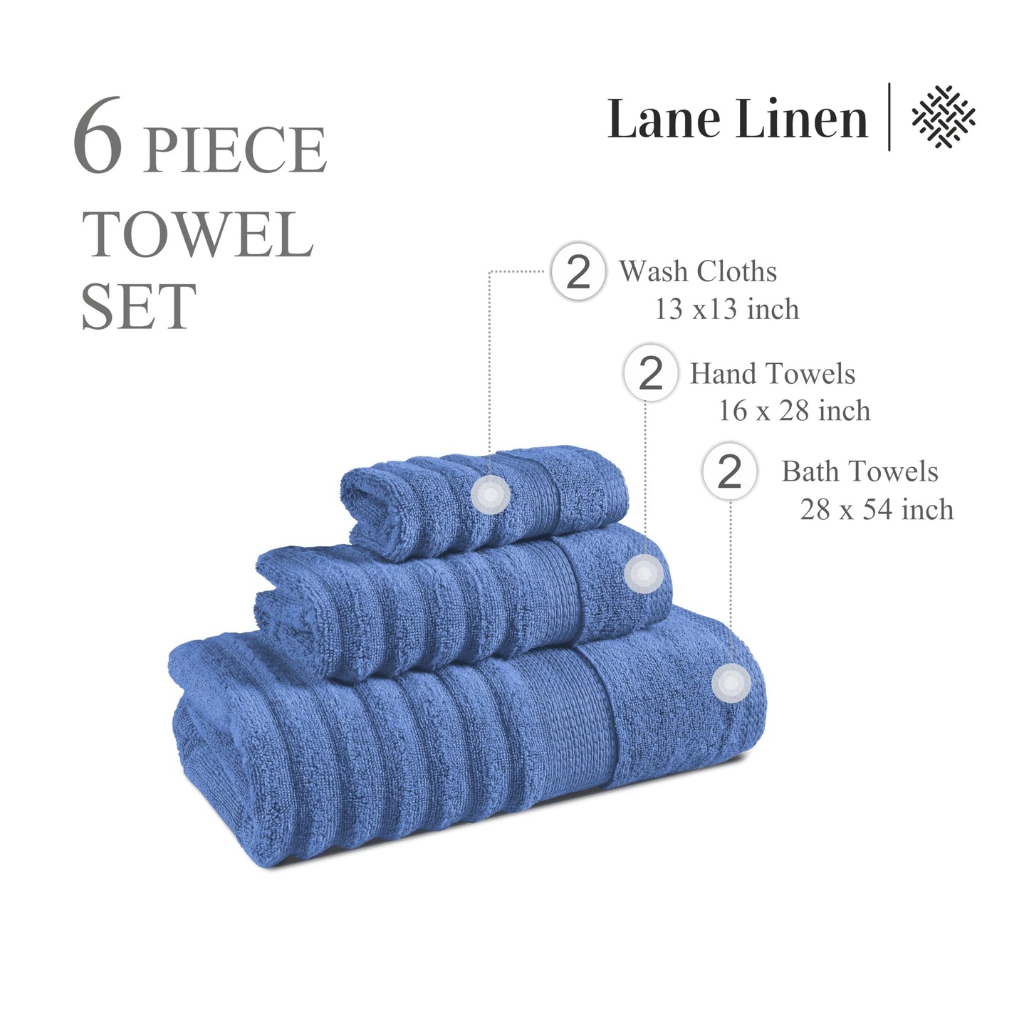 LANE LINEN Large Bath Towels - 100% Cotton Bath Sheets, Extra Large Bath Towels, Zero Twist, 4 Piece Bath Sheet Set, Quick Dry, Super Soft Shower Towels, Absorbent Bathroom Towels - Pearl Blush