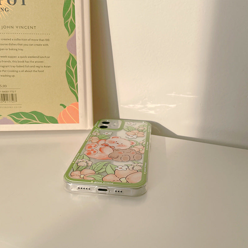 Transparent Silicone Original Painted Phone Case