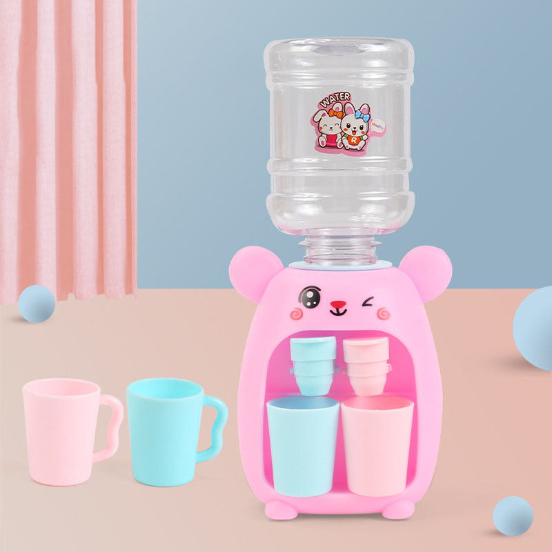 Cute Rabbit Little Yellow Duck Children's Simulation  Water Dispenser Mini